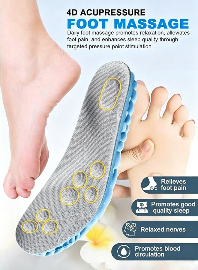 YIM-VIBEHAUS 1Pair Breathable Shock Sport Insole 41-42, Cut-To-Fit Shoe Cushion,  Comfortable Insoles Relieve Foot Pain& Pressure Pain Cushion for Women & Men, Suitable for Athletic Casual & Work - Image 4