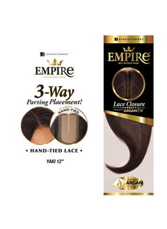 Empire Humanhair Lace Closure 3 Way Lace Part Human Hair Hand Tied Lace Part Weaving Closure Empire Closure Yaki 12 Inch (1B) - pzsku/Z4E72ED1266AC1260AE0BZ/45/_/1696663373/6d7d1f70-6e55-4e7f-a79e-b6c6006a60f6