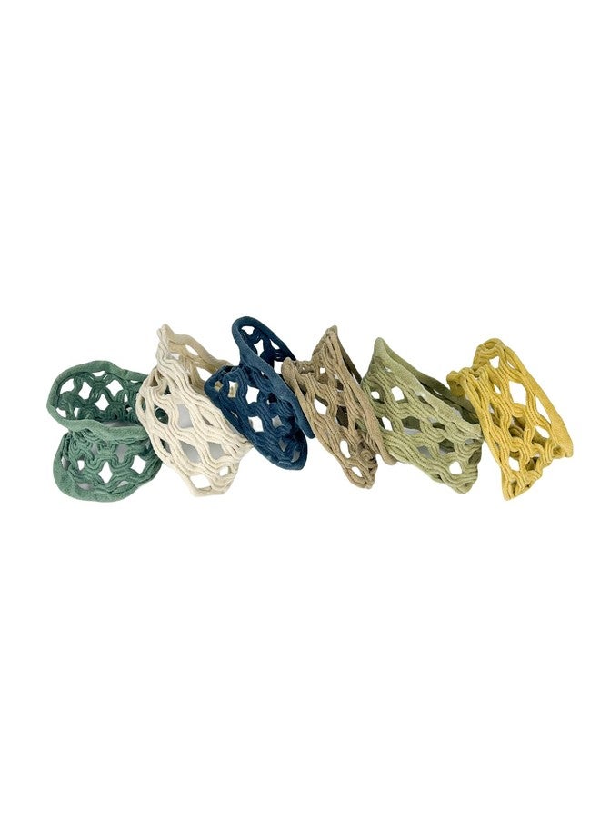 BLBM Thinning Seamless High Elastic Ponytail Hair Ties (Wave Series with 6 Pcs Packing) - Image 1