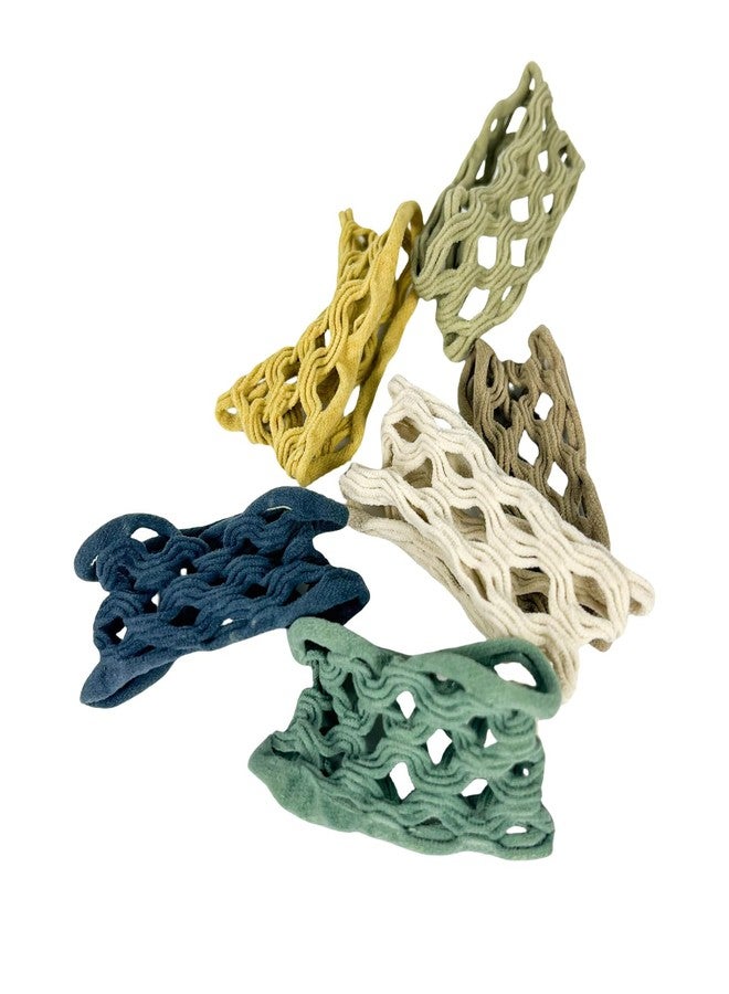 BLBM Thinning Seamless High Elastic Ponytail Hair Ties (Wave Series with 6 Pcs Packing) - Image 5