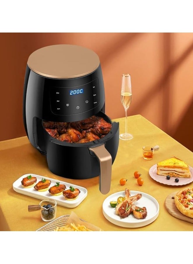 Yameem Digital Air Fryer Oven, 6L Capacity, 2400W, 6 Pre-Set Functions, LCD Smart Touch Screen, Non-Stick Basket, BPA Free, Dishwasher Safe - Image 3