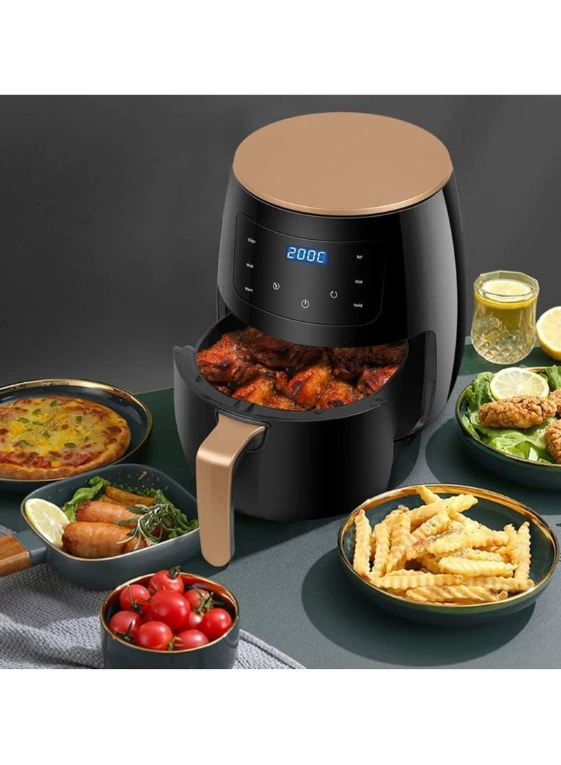 Yameem Digital Air Fryer Oven, 6L Capacity, 2400W, 6 Pre-Set Functions, LCD Smart Touch Screen, Non-Stick Basket, BPA Free, Dishwasher Safe - Image 5