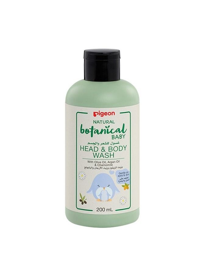 pigeon Natural Botanical Skincare Head & Body Wash 200ml  - Image 1