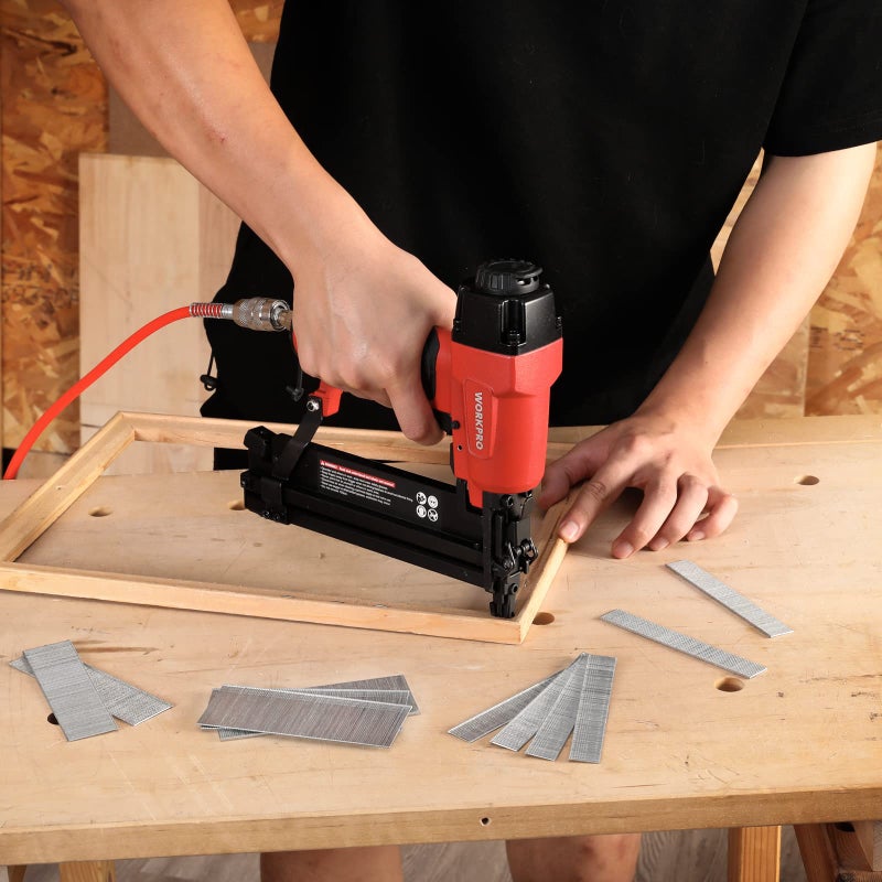 WORKPRO 18 Gauge Brad Nails, 2'',1-1/4'', 3/4'' 6000 Count Universal Brad Nails for Pneumatic, Electric Brad Nailer - Image 5