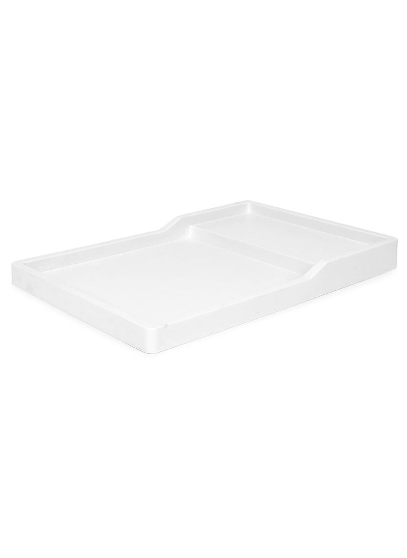 VARADAA InnMart Bathroom Vanity Hotel Aminity Tray White  - Image 1