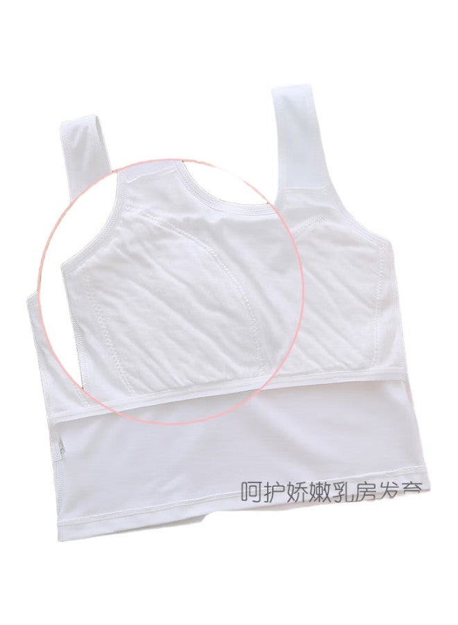 YUZHAOLIN 2-Piece Children'S Underwear, Puberty Stage 9-12 Years Old, Girls' Long Camisole For Primary And Secondary School Students - Image 2