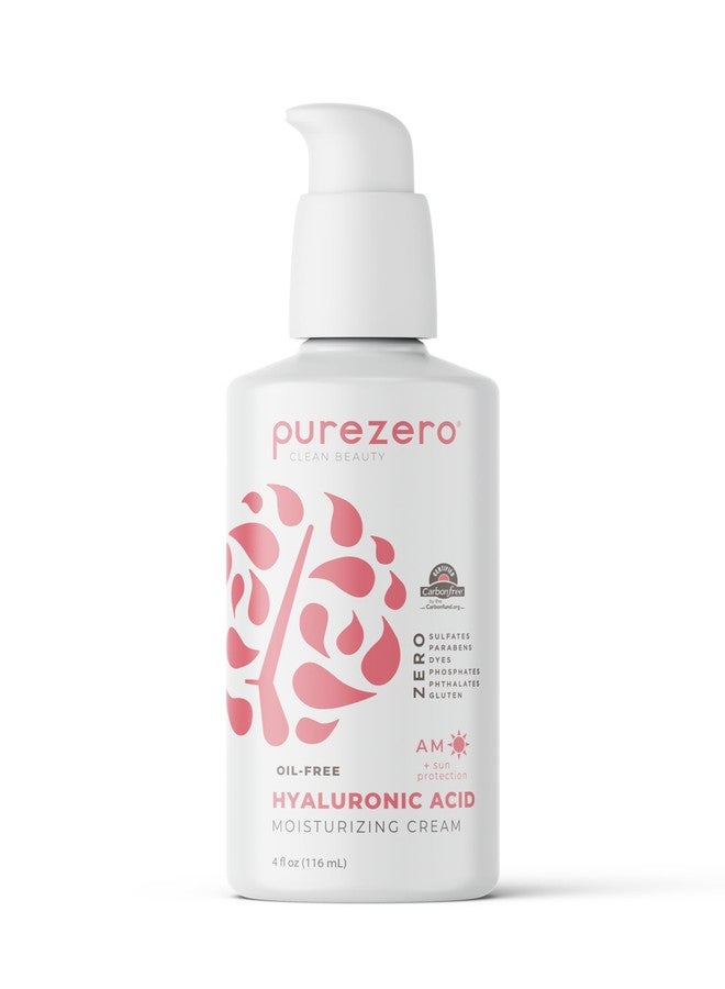 Purezero Moisturizing Day Cream - Hydrating Face Cream with Clean, Plant-Based Ingredients - Lightweight, Non-Greasy, Vegan & Cruelty-Free 4 Oz
