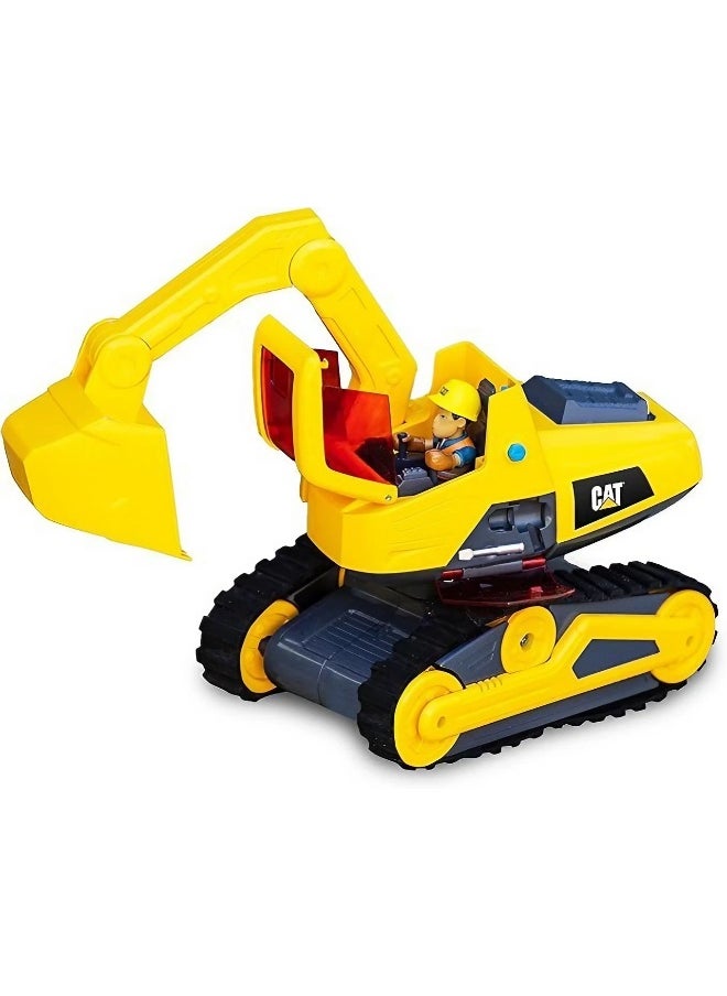 CAT CAT Construction Power Action Crew Excavator Dump Truck (31.7 x 14 x 19 cm)  - Image 2