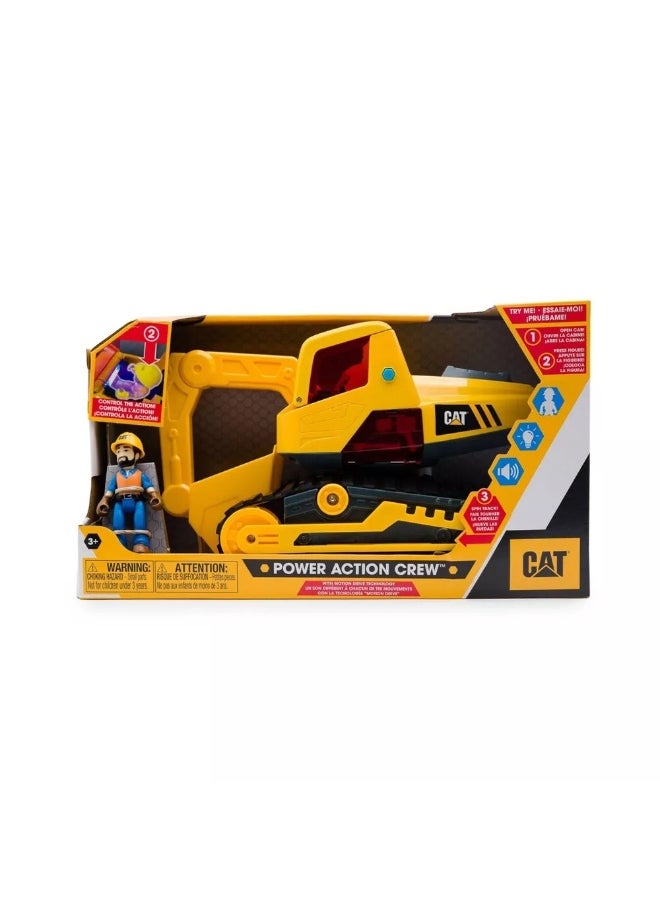 CAT CAT Construction Power Action Crew Excavator Dump Truck (31.7 x 14 x 19 cm)  - Image 1