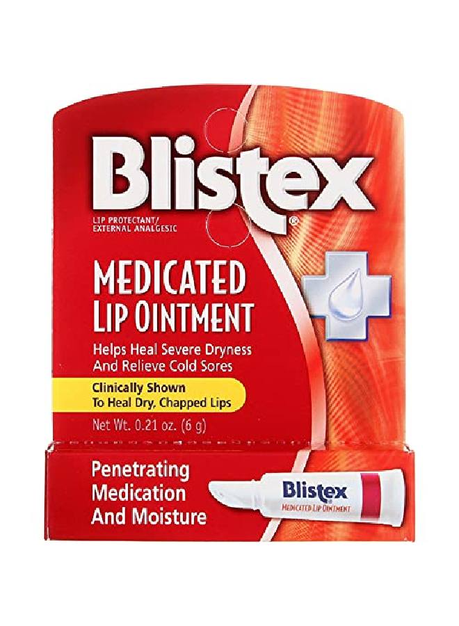 Blistex Medicated Lip Ointment Tube 0.21 Oz (Pack Of 4) - Image 2