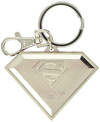 DC Shoes DC Colored Superman Logo Pewter Key Ring, Red - Image 2