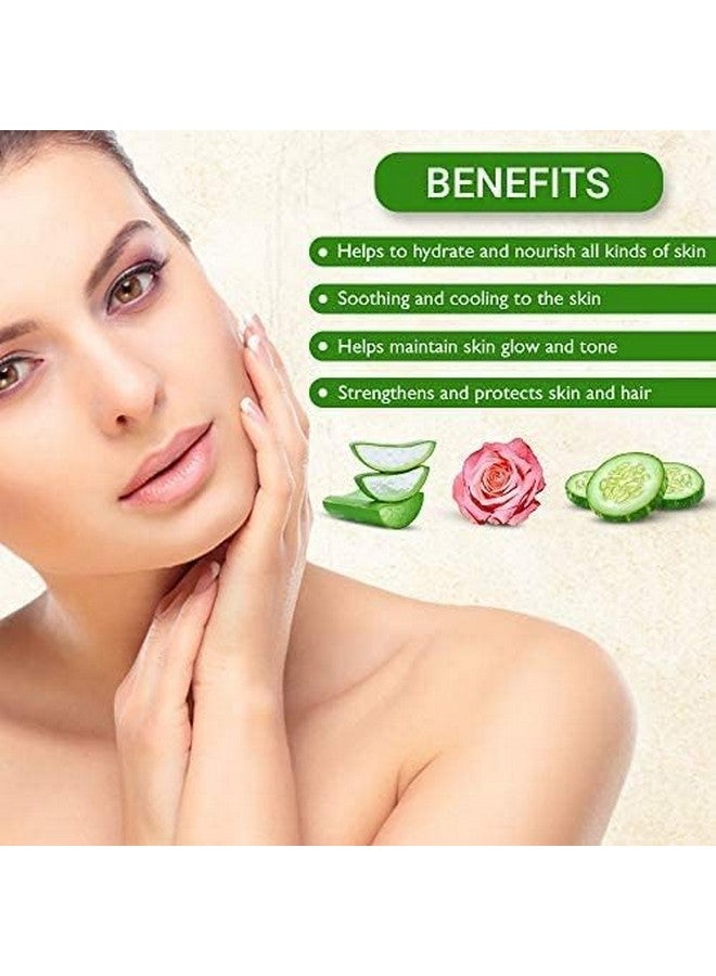 Moha: Aloe Vera Gel Enriched With Rose & Cucumber Pure & Natural Face Gel Helps In Healing Of Skin,Helps To Hydrate And Nourish All Kinds Of Skin - 200 Gm (Pack Of 1) - Image 5