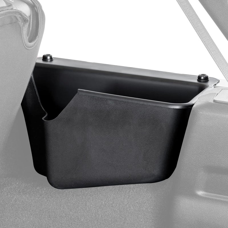 Quadratec Rear Wheel Well Storage Organizer Bin, 2-Piece Set for Jeep Wrangler JL Unlimited 4-Door (2018-2022) - Image 1