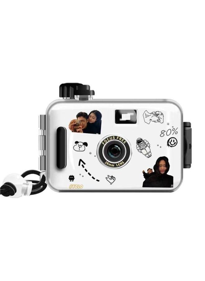 Generic The Birthday Gift Of The Girl Student's Entry-level Affordable Portable Camera-Color:Customized Drawings/contact Customer Service Gift Box Bag Packaging - Camera + 36 Film + Gift + Gift Box  - Image 1