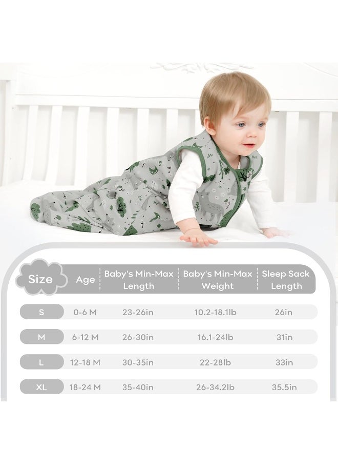 Yoofoss Baby Sleep Sack Wearable Blanket for Babies 100% Cotton 2-Way Zipper TOG 0.5 Toddler Sleeping Sack 3 Pack, Comfy Lightweight Sleep Sacks - pzsku/Z4E7395F305950FAF26C3Z/45/_/1738047923/20a929cb-9d49-4832-ae2c-ee9b1a2782f4