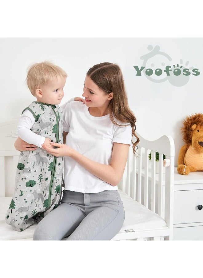 Yoofoss Baby Sleep Sack Wearable Blanket for Babies 100% Cotton 2-Way Zipper TOG 0.5 Toddler Sleeping Sack 3 Pack, Comfy Lightweight Sleep Sacks - pzsku/Z4E7395F305950FAF26C3Z/45/_/1738047962/118c8279-042b-49f8-9b56-fabe020671e3