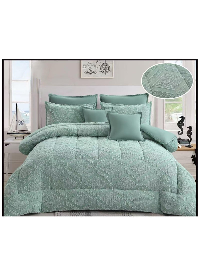 8-Piece Summer Bedding Set for Double Bed (250 x 230 cm)