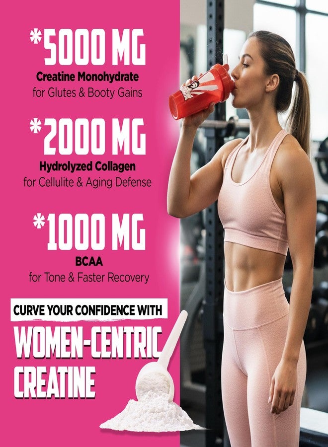 Old School Labs Creatine for Women – Post-Workout Supplement with 5000mg Creatine Monohydrate Powder, 2000mg Collagen & BCAA 2:1:1 for Strength Support & Recovery – Unflavored - 8.57 Ounce (Pack of 1) - Image 5