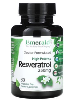 Emerald Laboratories Resveratrol 250 mg 30 Vegetable Caps 