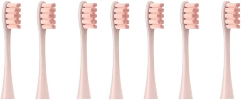 Oclean Flow X X Pro Z1 F1 One Air 2 SE Soft Sonic Toothbrush Replacement Heads 7pcs Pink - Image 1