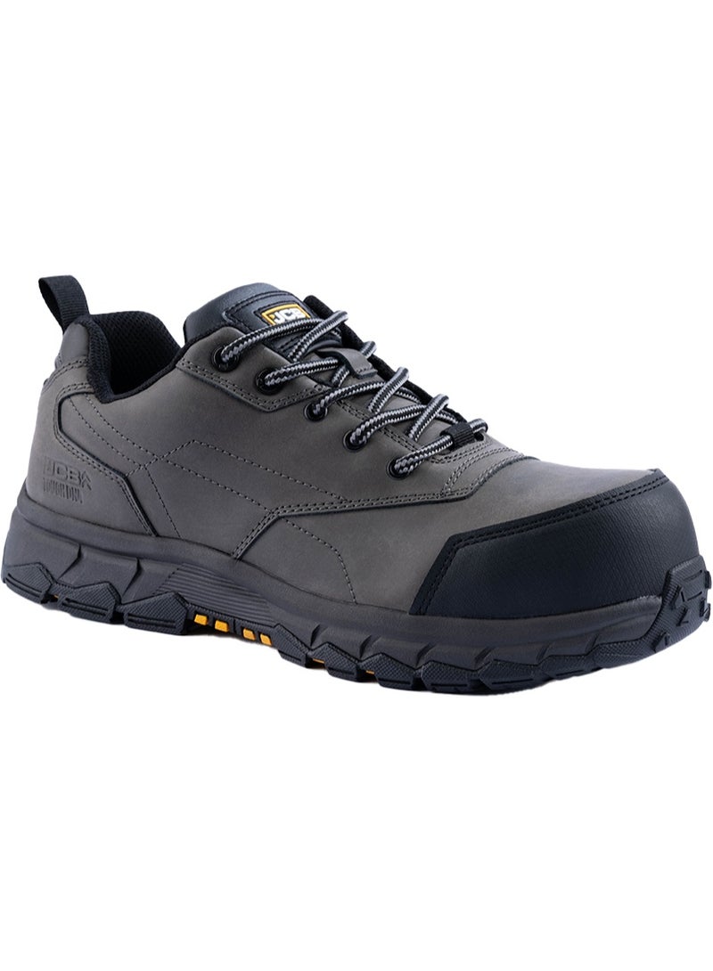 JCB Sports Lace 3" Safety Shoes for Men JCB-001C | Composite Toe – Waterproof, Puncture, Oil, Heat Resistant, EH Protection, ASTM F2413-18 Certified – Dark Grey - Image 1