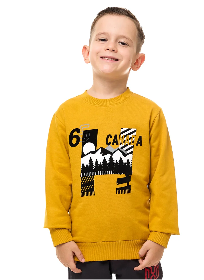 victor and jane Boys' Graphic Sweatshirt