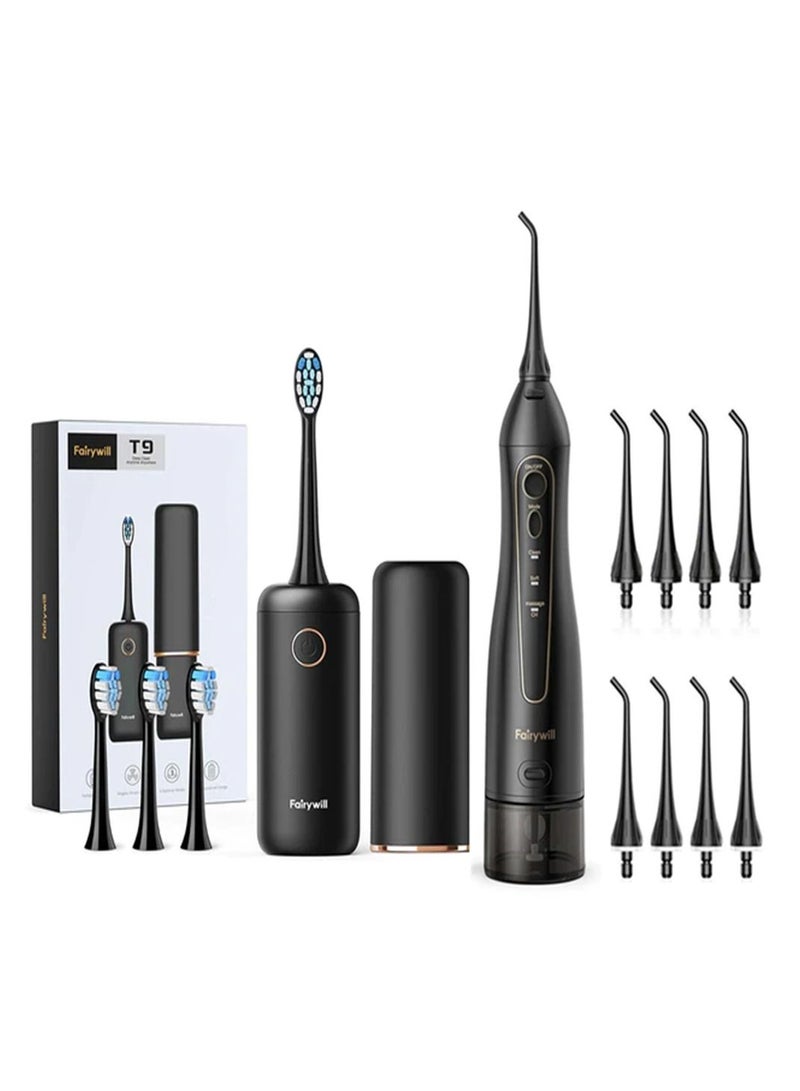 Portable Oral Irrigator USB Rechargeable Dental Water Flosser Jet Irrigator Dental Teeth Cleaner 3 Modes 300ML