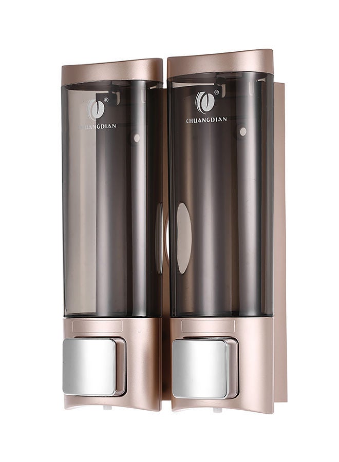 نيبمينينت موزع صابون اليدين يدوي مع شريط إسفنجي لاصق بوجهين سعة 200 مل من قطعتين ذهبي/ أسود 0.432كجم