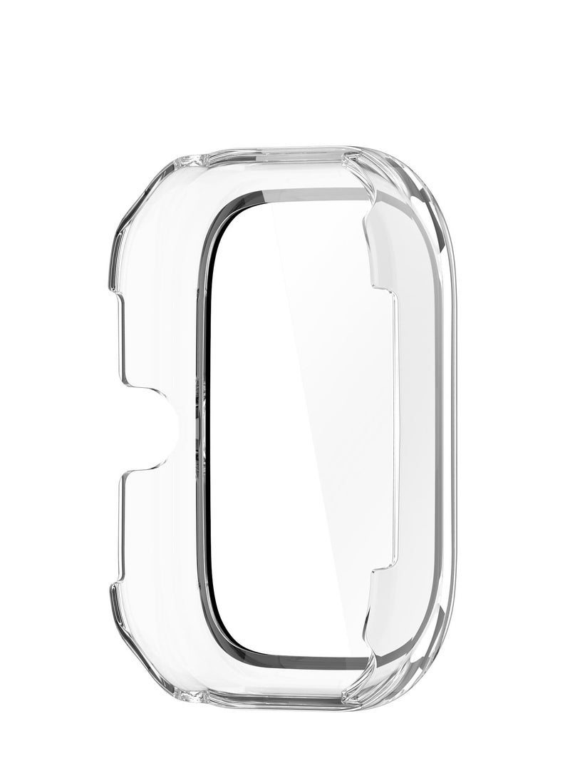 Protective Cover Compatible with Honor Choice Haylou Watch, PC Hard Case with Tempered Glass Full Protection 9H Anti-Scratch Shock-Absorbing (Clear) - Image 4