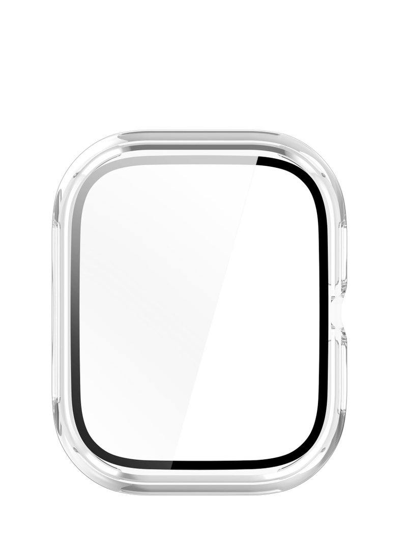 Protective Cover Compatible with Honor Choice Haylou Watch, PC Hard Case with Tempered Glass Full Protection 9H Anti-Scratch Shock-Absorbing (Clear) - Image 5