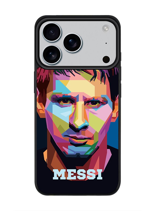 Stylizedd iPhone 17 Pro Case, [Compatible with MagSafe] Slim Magnetic cover Phone Case iPhone 17 Pro -Poly Messi - Image 1