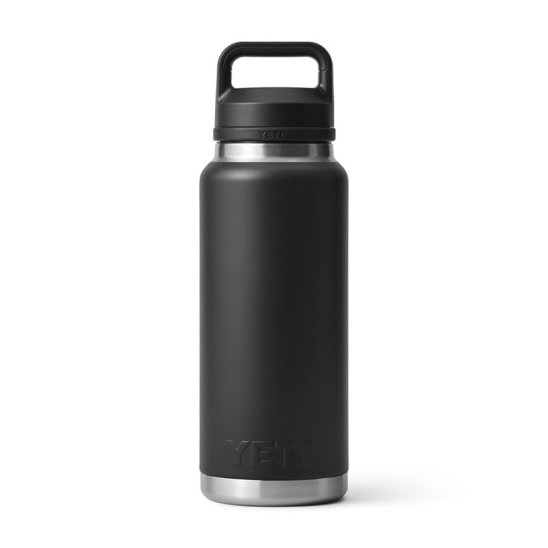 YETI يِتِي رامبلر 36 أوقية زجاجة، معزولة بالتفريغ، من الفولاذ المقاوم للصدأ مع غطاء شَغ، أسود - Image 5
