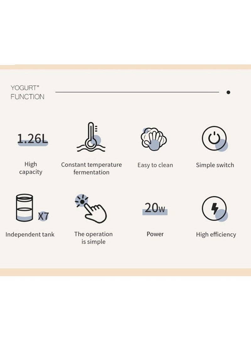 sokany Yoghurt Maker , Constant Temperature Yoghurt Maker Machine for Homemade Yogurts Making Natural Healthy Yoghurt , Household use Yogurt Frozen Pan Ice Cream Machine , Yogurt Pan,Gifts For Kids - Image 3