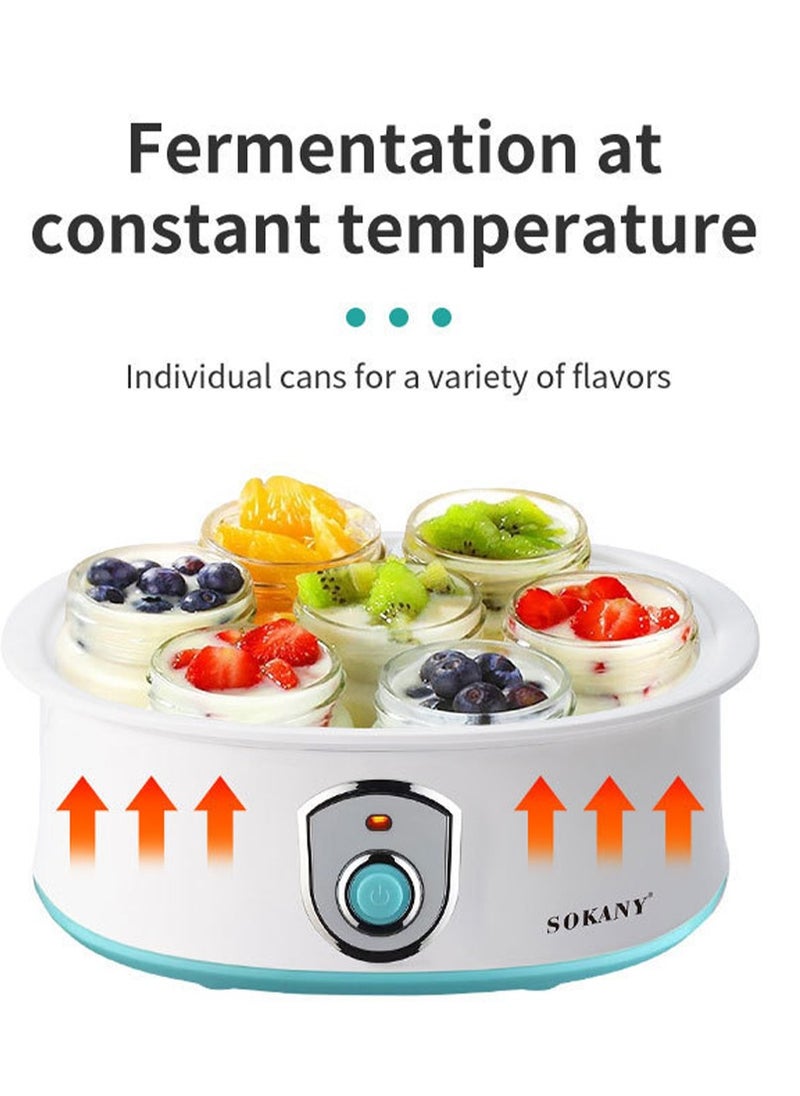 Yoghurt Maker , Constant Temperature Yoghurt Maker Machine for Homemade Yogurts Making Natural Healthy Yoghurt , Household use Yogurt Frozen Pan Ice Cream Machine , Yogurt Pan,Gifts For Kids
