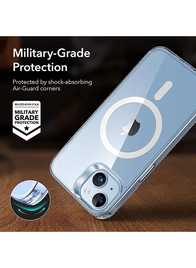 iPhone 14 Case,  Yellowing Resistant, Scratch-Resistant Back, Magnetic Phone Case for iPhone 14,  Clear