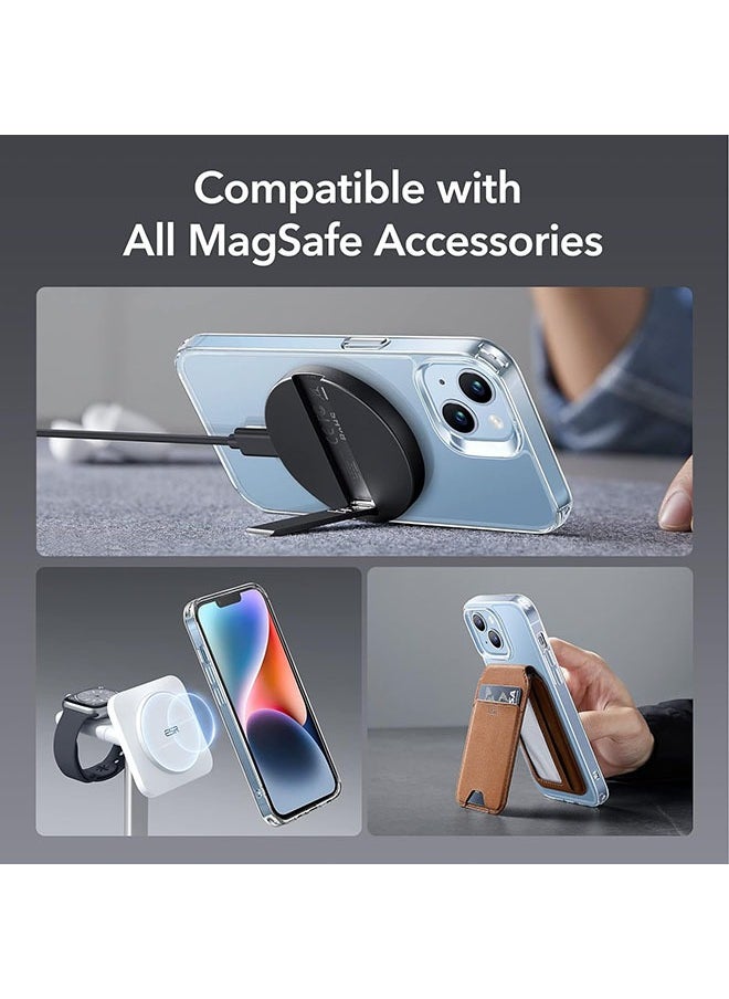 iPhone 14 Case,  Yellowing Resistant, Scratch-Resistant Back, Magnetic Phone Case for iPhone 14,  Clear