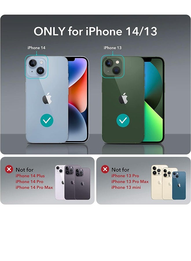 iPhone 14 Case,  Yellowing Resistant, Scratch-Resistant Back, Magnetic Phone Case for iPhone 14,  Clear