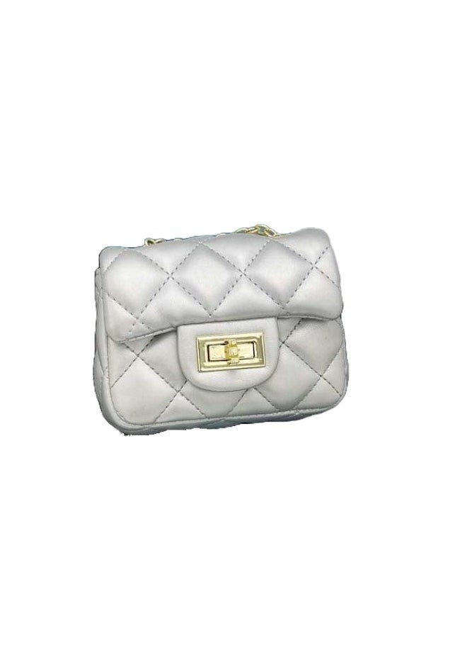 Lion Llama - Mini Quilted PU Crossbody Bag | Trendy Mini Quilted Crossbody Bag for Women & Girls | Stylish Shoulder Purse - Image 1