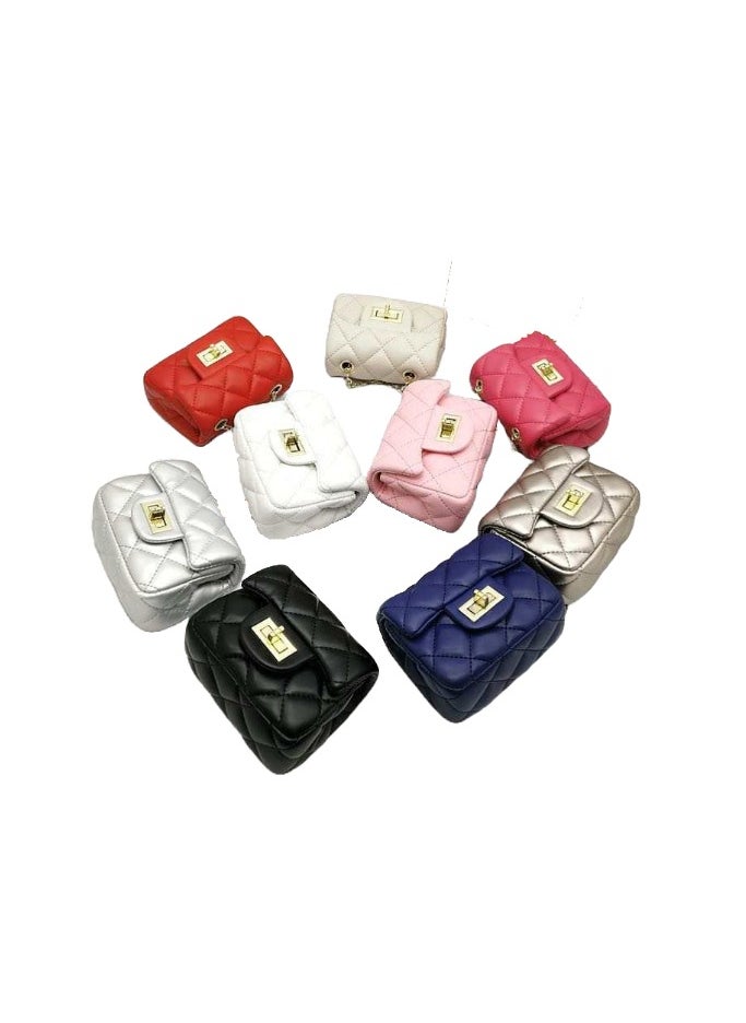 Lion Llama - Mini Quilted PU Crossbody Bag | Trendy Mini Quilted Crossbody Bag for Women & Girls | Stylish Shoulder Purse - Image 1