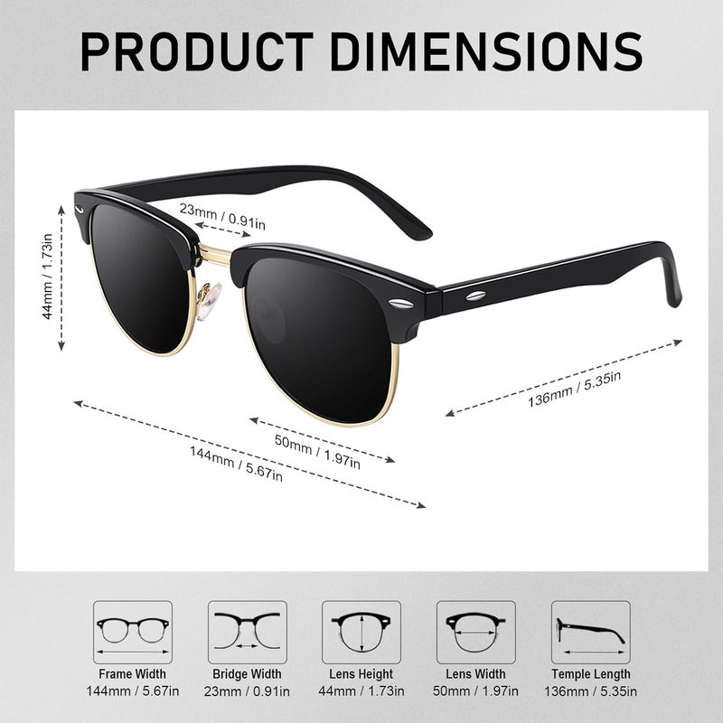 GQUEEN Polarized Sunglasses Men Womens,Flexible TR90 Frame,for Driving Fishing Cycling Hiking Golf Sports UV400 Protection - Image 5