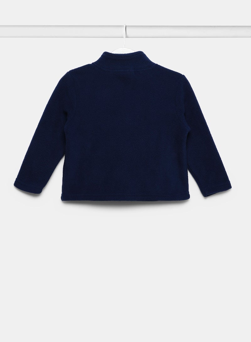 Zarafa long sleeve jacket zip through dark blue  - Image 2