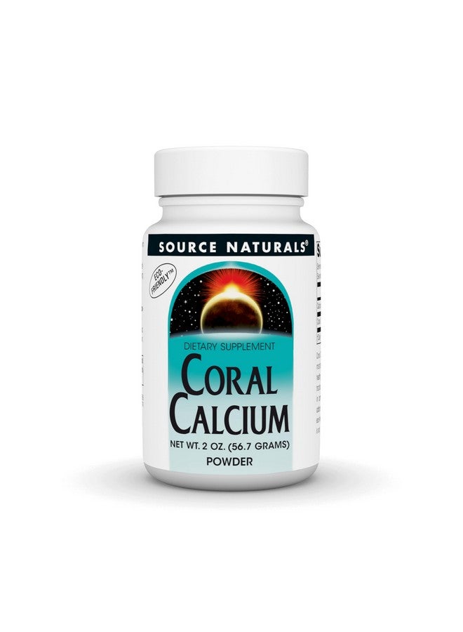 سورس ناتشورالز مسحوق الكالسيوم المرجاني من Source Naturals، 2 أونصة - Image 1