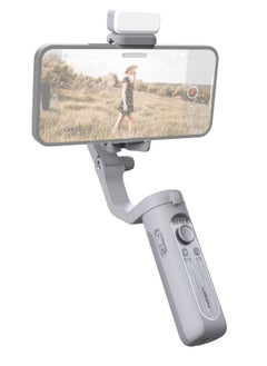 hohem iSteady XE 3-Axis Smartphone Gimbal Stabilizer Portable Phone Vlog Gimbal Anti-shake with Magnetic LED Fill Light Mini Tripod 280g Load Capacity Replacement for iPhone 14/13/12/11 Android Smartp  - Image 1