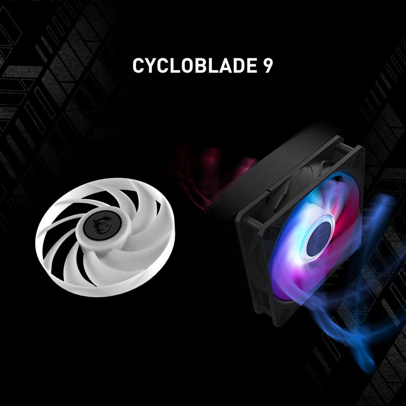 إم اس أي MSI MAG CORELIQUID A15 360 - مبرد سائل AIO ARGB لوحدة المعالجة المركزية مع رادياتور 360 مم ومراوح ARGB PWM ثلاثية 120 مم - Image 5