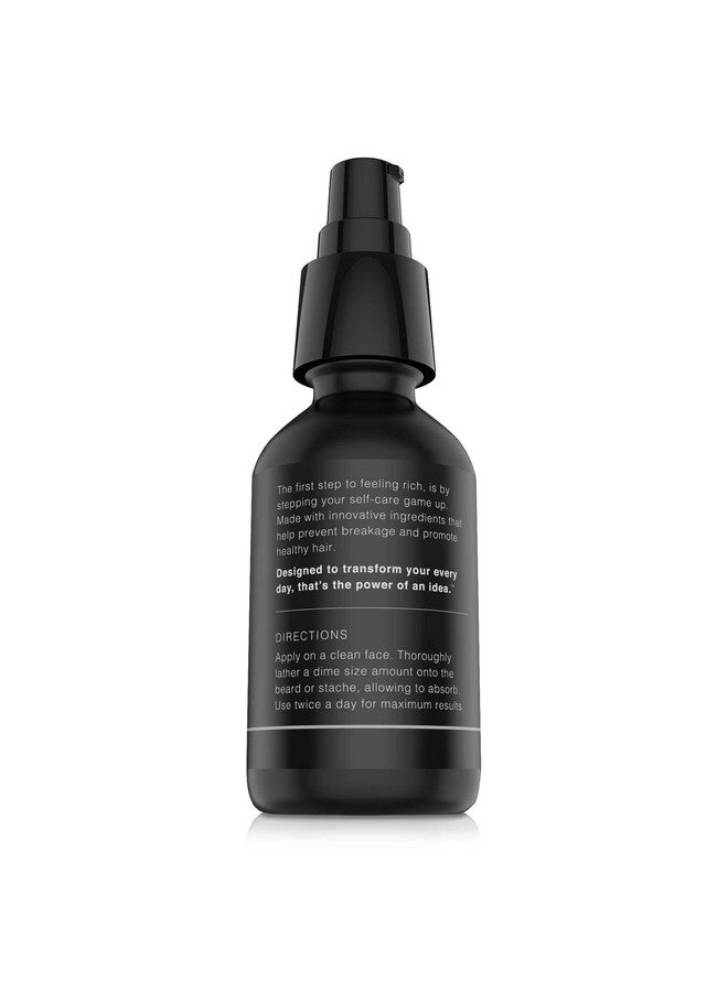 The Rich Barber The Rich Barber Pro Rich Men's Beard Oil, 1 oz. - Softens Beard & Promotes Thick Growth with Castor Oil, Argan Oil, & Jojoba Oil - For All Beard Types  - Image 2
