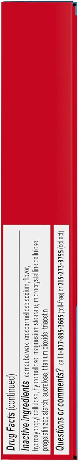 Tylenol أقراص طبية شديدة للاحتقان البارد للصداع والحمى والاحتقان أسيتامينوفين مسكن للألم خافض للحرارة 24 عدداً - Image 5