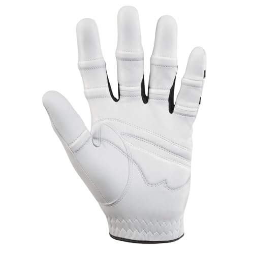 Bionic Gloves –Men’s StableGrip Golf Glove W/Patented Natural Fit Technology Made from Long Lasting, Durable Genuine Cabretta Leather, White, Large - Image 2