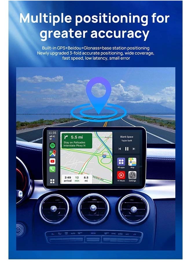 Carlinkit - 4G+64GB CarlinKit CarPlay Ai TV Box LED Plus Android13 QCM 6225 8-Core Wireless CarPlay Android Auto For Wired CarPlay 4GLTE - Image 1