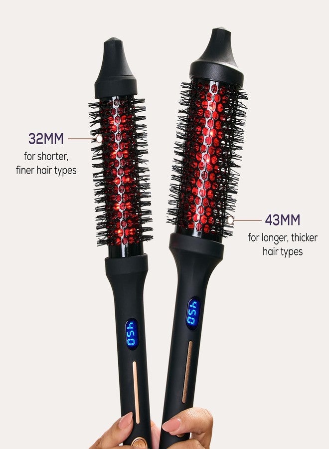 سوترا فرشاة سوترا الحرارية - فرشاة دائرية خفيفة الوزن مزودة بخاصية التسخين لتصفيف الشعر وتجفيفه - شاشة رقمية، إيقاف تشغيل تلقائي، وتقنية أيونية - أدوات تصفيف احترافية لجميع أنواع الشعر - Image 3