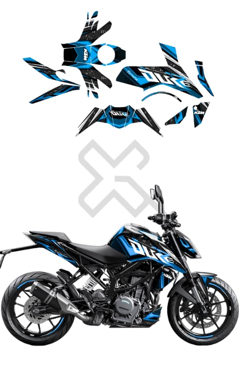Grayfixx Super Duke Edition Full Body Decal for Duke 250/125/390 | Made in Premium Gloss Vinyl with FPF (Fade Protection Film), Waterproof, Precut Sticker, Pack of 1-Self-Adhesive - Image 3